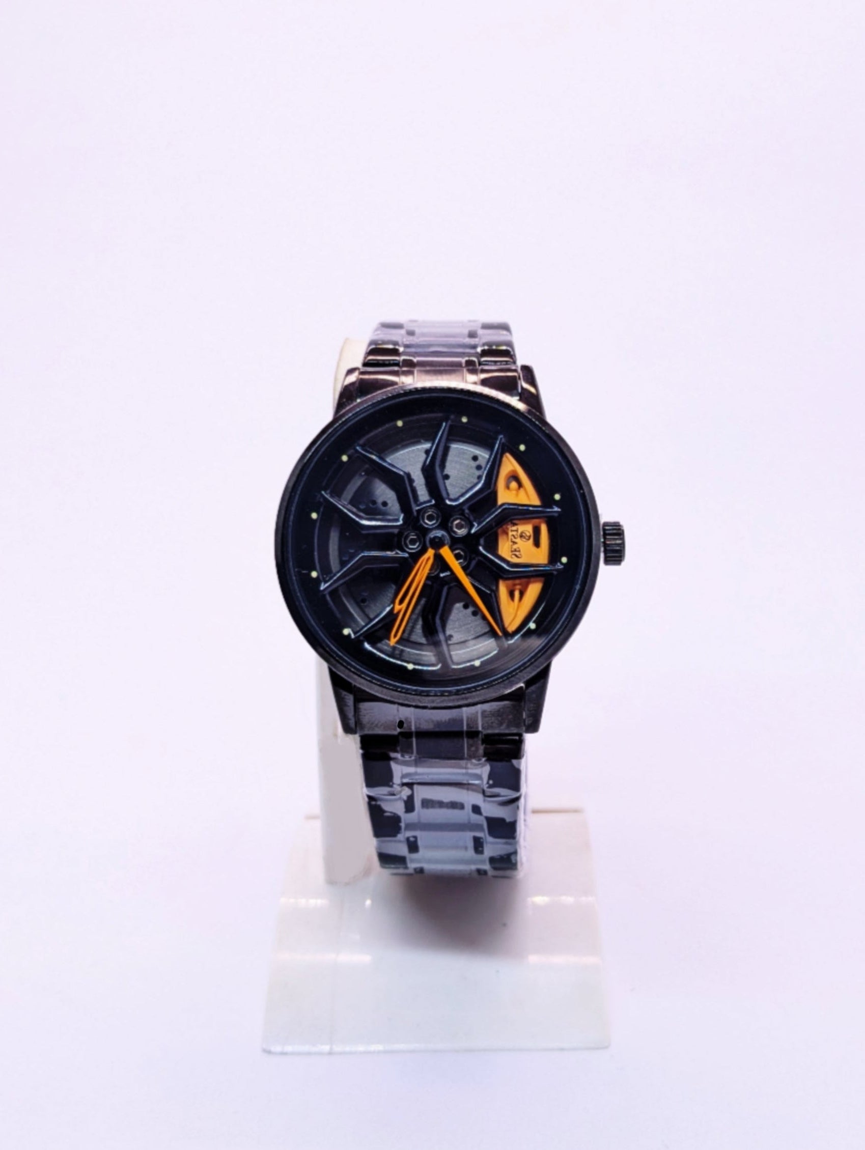 Automatic Skeleton Wheel - Rim Watch – Rotating Dial - Amdaan